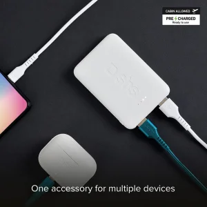 Universal Power Bank SBS POWER BANK, 5 000mAh, 2xUSB A, White 3