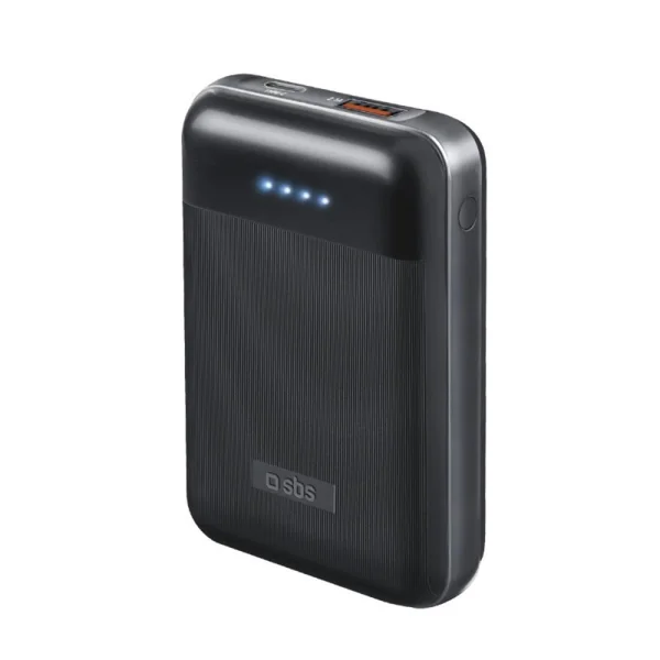 Универсална външна батерия SBS POWER BANK 10 000mAh, 1xUSB-C, 1x USB-A, PD 20W, Черен 1