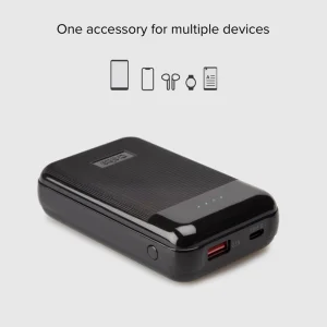 Универсална външна батерия SBS POWER BANK 10 000mAh, 1xUSB-C, 1x USB-A, PD 20W, Черен 3