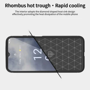 Silicone Case MOFI JK Carbon for Nokia G60 5G, Black 3