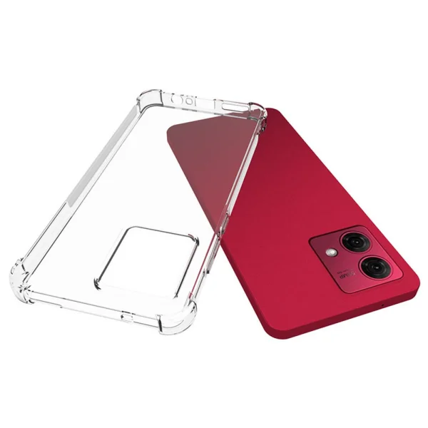 Силиконов калъф Anti-drop за Motorola Moto G84 5G, Прозрачен 2