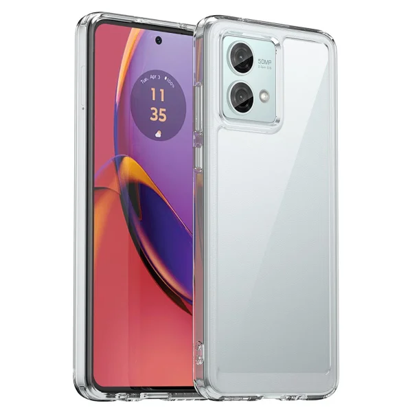 Удароустойчив калъф Acrylic за Motorora Moto G84 5G, Прозрачен 1