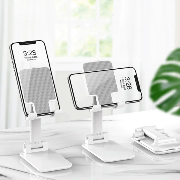Стойка за Телефан и Таблет Universal T9, Бял 2