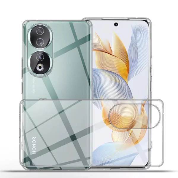 Silicone Case for Huawei Honor 90, 0.5mm, Transparent 1