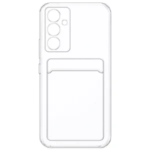Silicone case Card Slot for Samsung Galaxy A14, Transparent 3