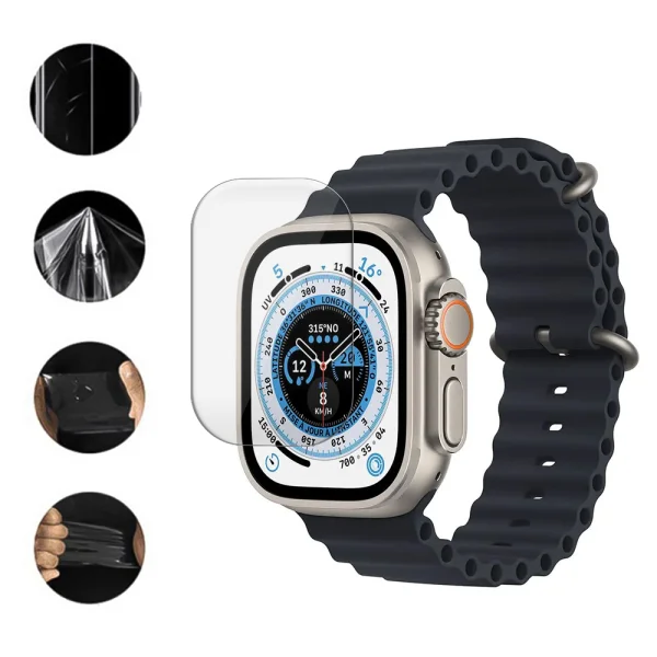 Hydrogel screen protector for Apple Watch Ultra, 49 mm 1