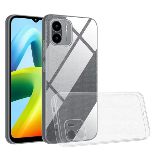 Silicone case for Xiaomi Redmi A1 / A2, 2 mm, Transparent 2
