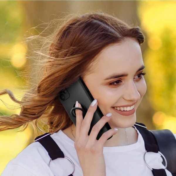 Силиконов калъф Silicone Ring за Xiaomi Redmi A1 / A2, Черен 4