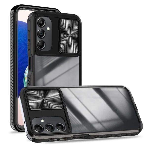 Удароустойчив калъф Slider за Samsung Galaxy A14 5G, Черен 1