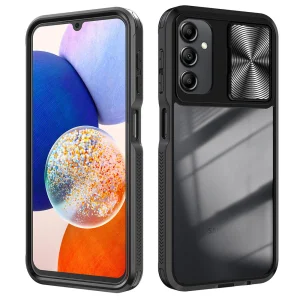 Удароустойчив калъф Slider за Samsung Galaxy A14 5G, Черен 3