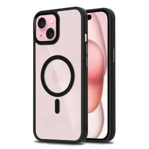 Удароустойчив калъф Techsuit MagSF Pro за iPhone 15 Plus, Черен