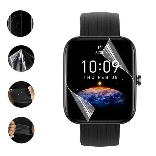 Хидрогел протектор за часовник Amazfit Bip 3 Pro 1