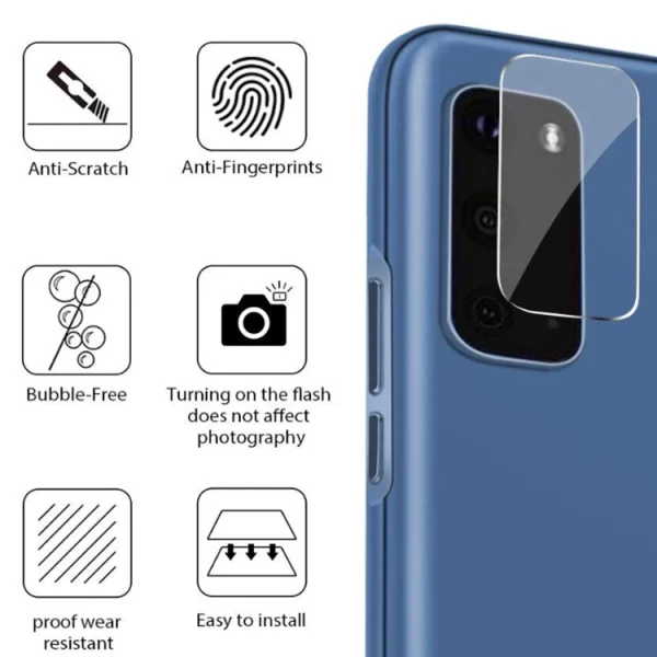 Tempered Glass Camera Protector for Samsung Galaxy S20 5