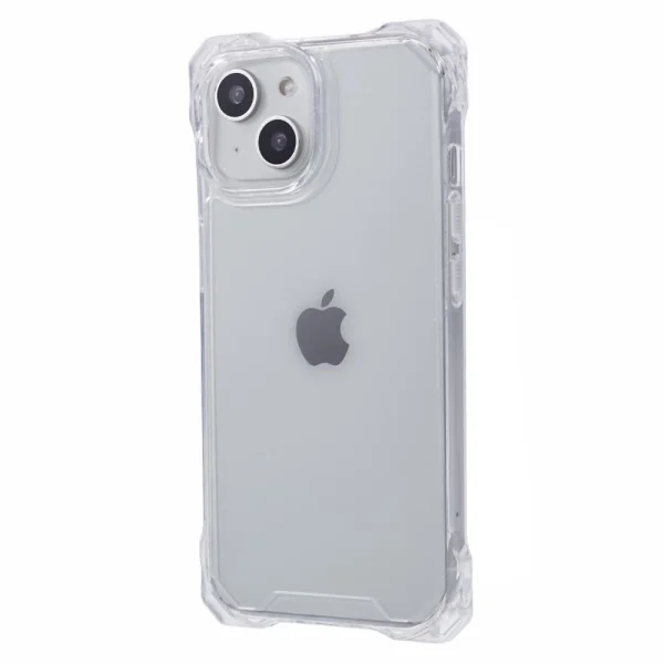Shockproof case Acrylic for iPhone 15 Plus, Transparent 1