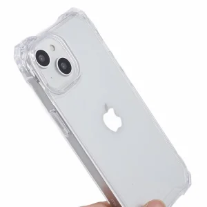 Shockproof case Acrylic for iPhone 15 Plus, Transparent 6