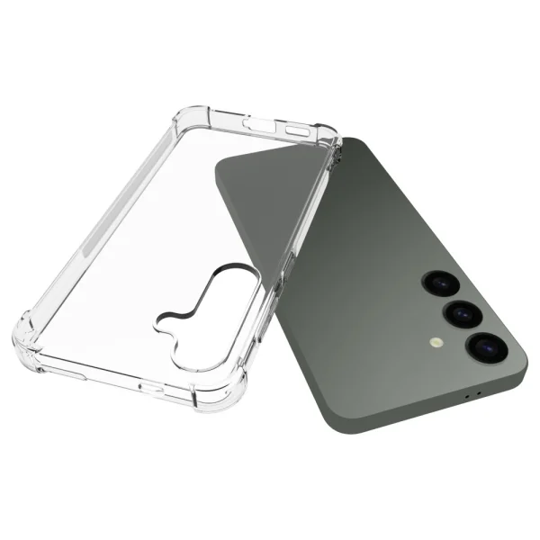Silicone case Anti-drop for Samsung Galaxy S24, Transparent 2