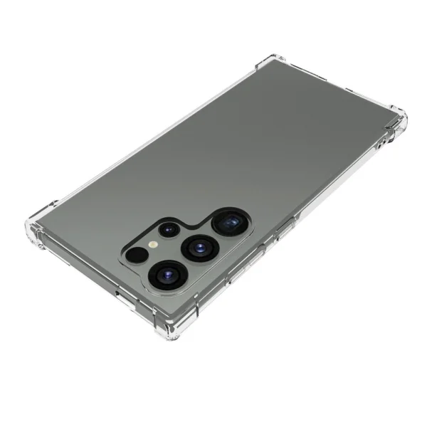 Silicone Case Anti-drop for Samsung Galaxy S24 Ultra, Transparent 3