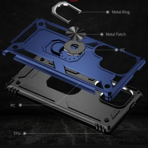 Shockproof case Hybrid Cover for Samsung Galaxy S24 Ultra, Blue 5