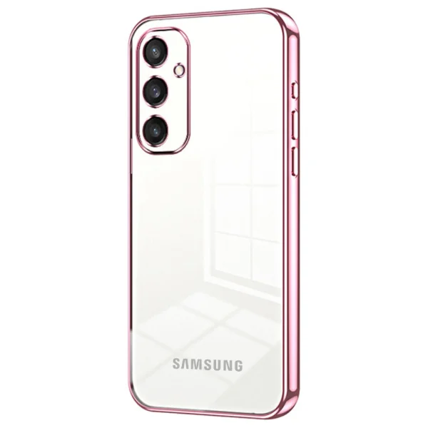 Силиконов калъф Electroplating за Samsung Galaxy S24, Розов 1