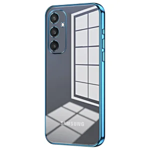 Силиконов калъф Electroplating за Samsung Galaxy S24, Син