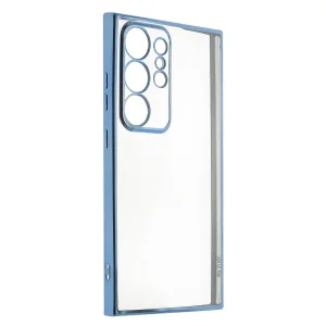 Силиконов калъф Electroplating за Samsung Galaxy S24 Ultra, Син