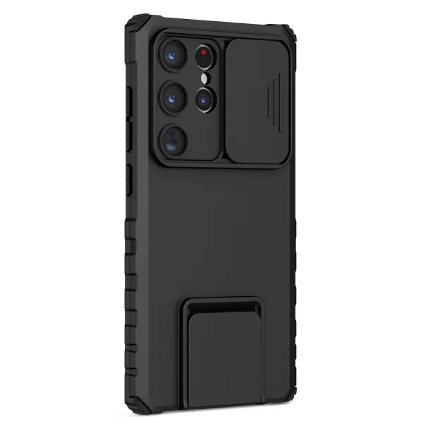 Shockproof case Anti-drop Slide for Samsung Galaxy S24 Ultra, Black 2