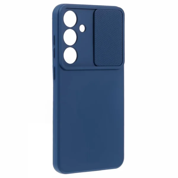 Silicone Case Camshield Soft for Samsung Galaxy S24, Blue 3