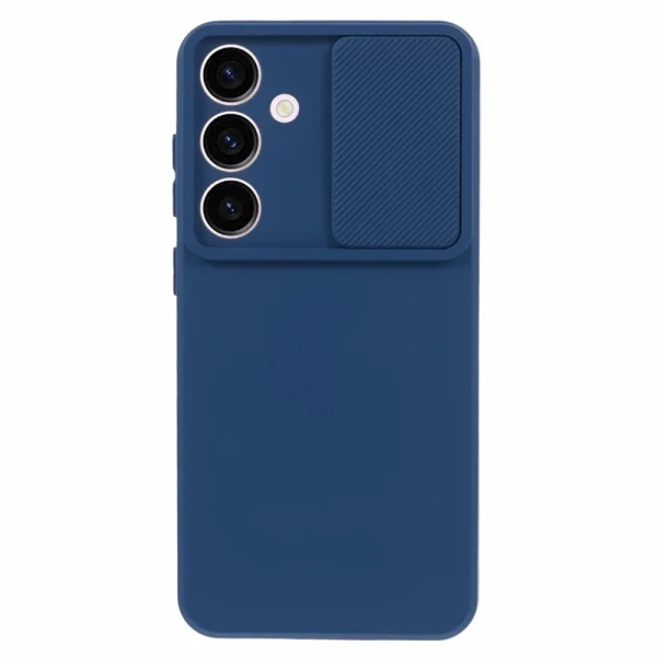 Silicone Case Camshield Soft for Samsung Galaxy S24, Blue 1