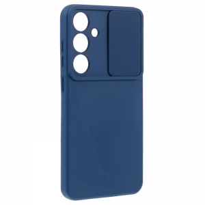 Silicone Case Camshield Soft for Samsung Galaxy S24, Blue 3