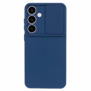 Силиконов калъф Camshield Soft за Samsung Galaxy S24, Син