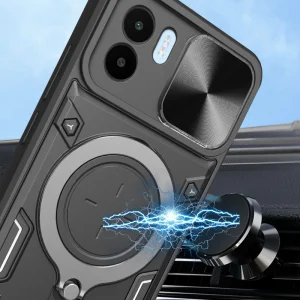 Удароустойчив калъф Rotating Kickstand за Xiaomi Redmi A1 / A2, Черен 4