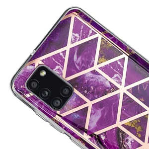 Силиконов Гръб Marble Skin за Samsung Galaxy A31, Розов 4