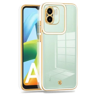 Силиконов калъф Electroplated за Xiaomi Redmi A1 / A2, Бял