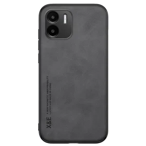 Удароустойчив калъф Leather Coated за Xiaomi Redmi A1 / A2, Черен