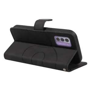 Wallet Line Book Case for Nokia G42, Black 3
