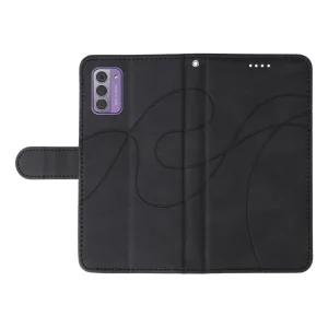 Wallet Line Book Case for Nokia G42, Black 5
