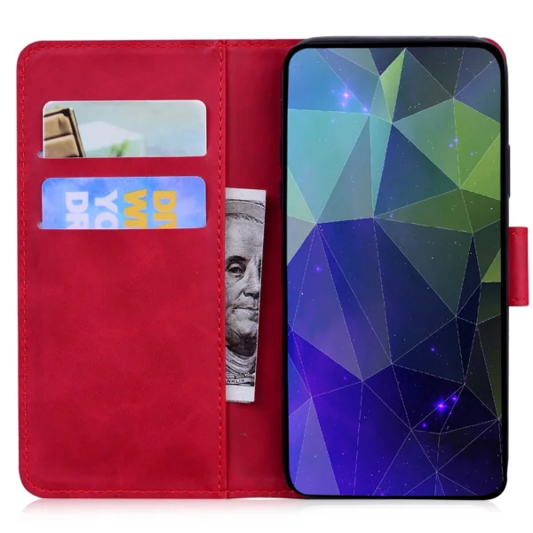 Wallet Butterfly flip case for Nokia G42, Red 2