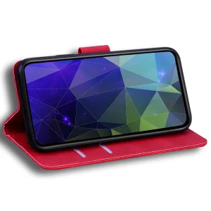 Wallet Butterfly flip case for Nokia G42, Red 3