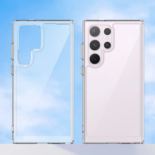Shockproof case Acrylic for Samsung Galaxy S24 Ultra, Transparent 2
