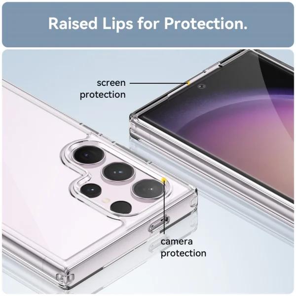 Shockproof case Acrylic for Samsung Galaxy S24 Ultra, Transparent 5
