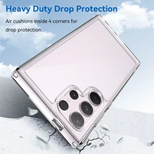 Shockproof case Acrylic for Samsung Galaxy S24 Ultra, Transparent 4