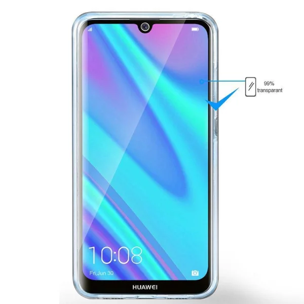 360 degree silicone case for Huawei P40 Lite E, Transparent 2