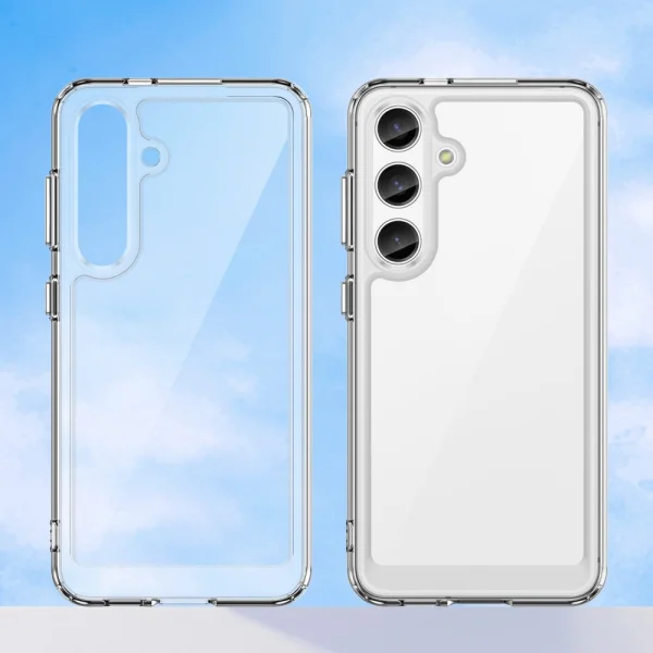 Удароустойчив калъф Acrylic за Samsung Galaxy S24 Plus, Прозрачен 2