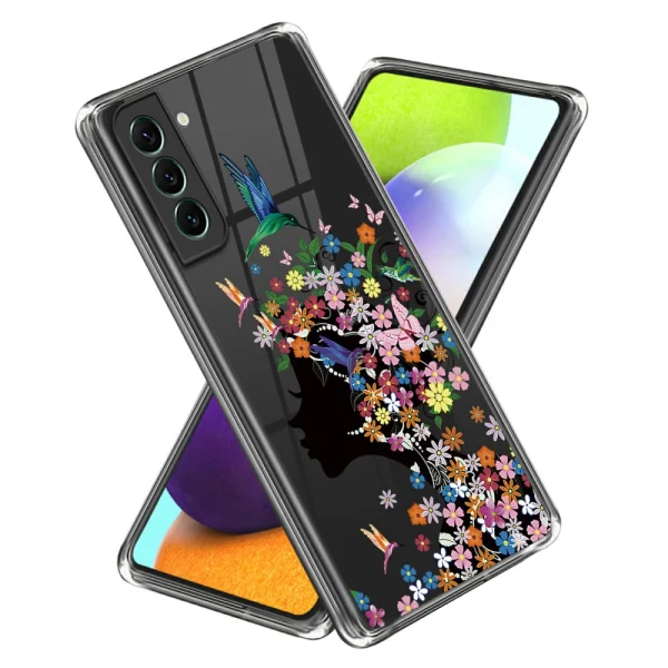 Silicone Case for Samsung Galaxy S24, Flower Fairy 1