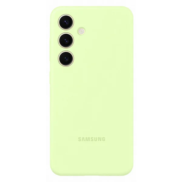 Калъф Samsung Silicone Cover за Samsung Galaxy S24, EF-PS921TGEGWW, Лайм 1