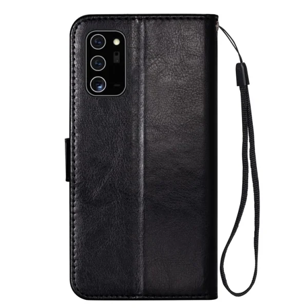 Калъф Тефтер Crazy Horse за Samsung Galaxy Note 20 / Note 20 5G, Черен 4