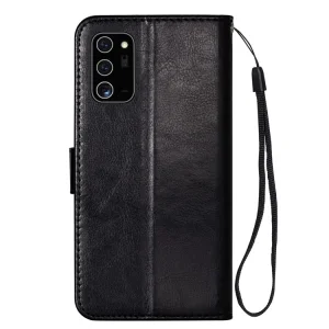 Калъф Тефтер Crazy Horse за Samsung Galaxy Note 20 / Note 20 5G, Черен 4