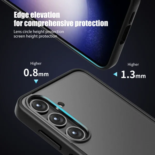 Shockproof Case Magic Matte for Samsung Galaxy S24, Black 6