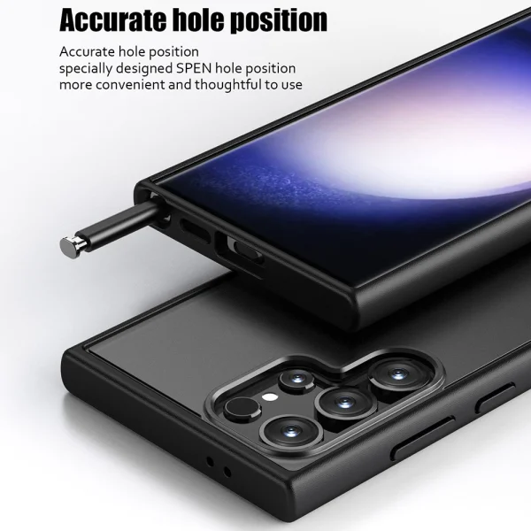 Удароустойчив калъф Magic Matte за Samsung Galaxy S24 Ultra, Черен 6