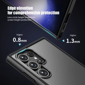 Удароустойчив калъф Magic Matte за Samsung Galaxy S24 Ultra, Черен 5